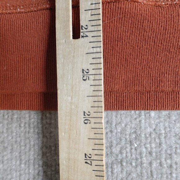 Taylor Stitch Sweatshirt 40 Orange Speckled Organic Cotton Gusseted - Picture 8 of 12